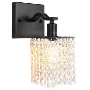 luxury home interior minimalist headlight lamp wall lamp LED Nordic light for living room corridor bedroom bedside vanity mirror