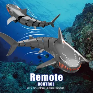 Высокоскоростная вращающаяся сборная игрушка для плавания с дистанционным управлением rc shark