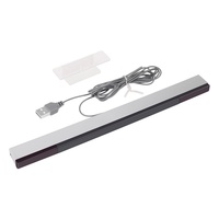 Barra Sensora USB de Repuesto para Control Remoto Wii, Hecha de Plástico, Compatible con la Barra Dolphin, Utiliza Señal IR