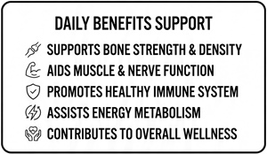 ยาเม็ดเคี้ยวเสริมสร้างกระดูกสำหรับผู้ใหญ่ แคลเซียม แมกนีเซียม ซิงค์ วิตามินดี3 <span class=keywords><strong>ราคา</strong></span>โรงงาน OEM - Product Image 3