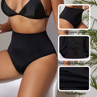 Ropa Interior Femenina de Cintura Alta Súper Absorbente, Bragas Menstruales de 4 Capas para el Periodo, Culottes para Uso Diario