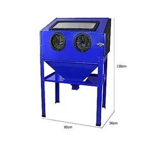 Compact and Portable Best Seller Recycle Sand Blasting Cabinet, Car Rust Removing Sandblaster