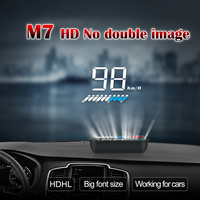 OBD2-sistema Dual GPS, pantalla M7 de 3,5 pulgadas, velocímetro, odómetro, pantalla Digital inteligente de velocidad