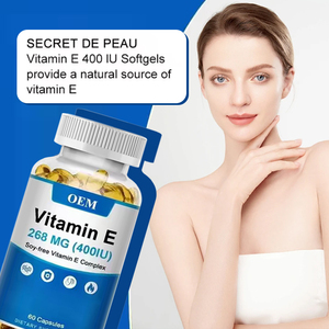 Cápsulas de Tocoferol, Suplemento de Vitamina E Natural en Cápsulas Blandas, Marca Privada de Fábrica OEM, Gran Venta - Product Image 5