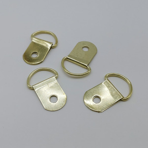 Zinc Alloy Single Hole Semi Circular Hanging Hooks For Wall Decor 3-5kg Load Capacity - Product Image 1