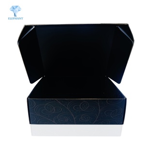Packaging Cardboard Logo Shipping Carton Subscription Matte Corrugated Black <b>Box</b> - Product Image 4