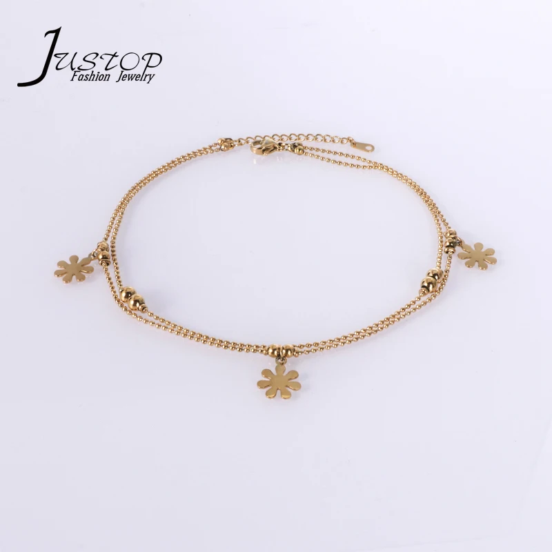 Fashionable Flower Charms Foot Jewelry Women's Anklet Accessories