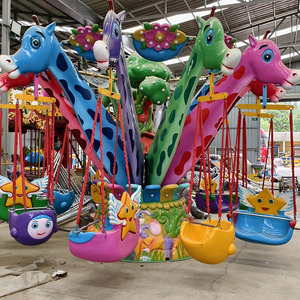 <span class=keywords><strong>Silla</strong></span> Voladora con Forma de Jirafa para Niños y Adultos, Atracción de Parque de Diversiones al Aire Libre, Precio Económico de Fábrica en China - Product Image 4