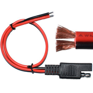 シングルSAEコネクタエクステンションケーブル2ピンSAEソーラーパネル接続ワイヤ配線ハーネスカスタマイズ可能 - Product Image 5