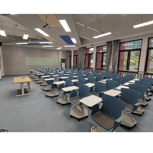 Silla Escolar Desmontable de Diseño Moderno con Material PP, Silla con Tablero de Escritura, Muebles Escolares Duraderos para Universidad, Hospital, Asiento de Entrenamiento - Product Image 6