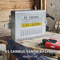 Nuevo Balasto Canbus KEMAUTO X5 12V para Lámpara de Xenón de Coche, Decodificador EMC, Lámpara de Advertencia de Color 6000K, Decodificador de Detección de Fallos, Accesorio de 55W