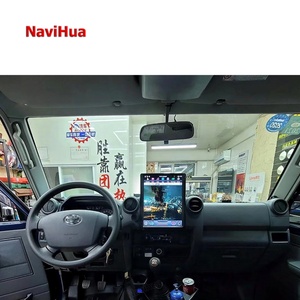 NAVIHUA Touch Screen Car Multimedia GPS Navigation 13 Inch Android Car Radio for Tesla Style Toyota Land Cruiser LC70 LC75 L76 - Product Image 2