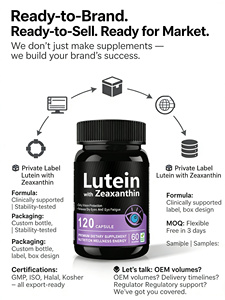 オースレソン オーガニック ルテイン ゼアキサンチン ソフトジェルカプセル 目のケア＆ビタミン・ミネラルサプリメント ブルーベリー配合 120カプセル 500mg - Product Image 4