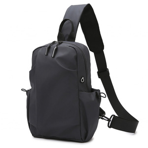 Nouveau sac de poitrine personnalisé léger et tendance pour homme, imperméable, à fermeture souple, pour usage professionnel, avec fermeture éclair - Product Image 3