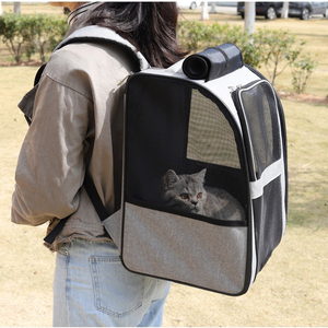 Durable Foldable Pet <b>Backpack</b> - Large Capacity Car-Ready Carrier for <b>Cats</b> & Small Dogs - Product Image 6