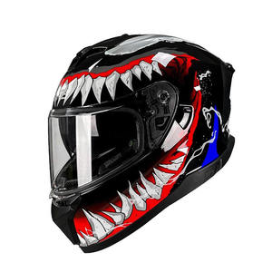 Casco de Motocicleta Integral ABS, Diseño Transpirable Ajustable, Certificado ECE E24 22R06, Equipo de Protección para Conducción Deportiva - Product Image 4