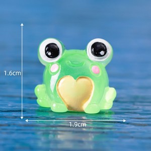 Figuras decorativas DIY para regalo, ranas luminosas, decoración de jardín de hadas, figuras de ranas en miniatura que brillan en la noche, decoración del hogar, 1 ud. - Product Image 6
