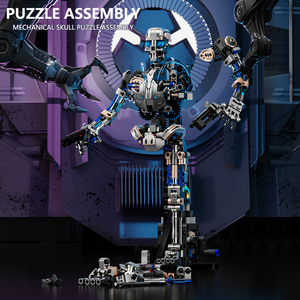 <span class=keywords><strong>Robot</strong></span> 13091, modelo de bloque de diseño mecánico, montaje educativo, juguete de bloques de construcción, juego de bloques de construcción de plástico, regalo al por mayor - Product Image 3