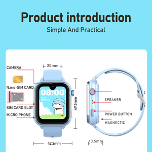 Smartwatch 4G SIM M12 impermeabile IP67 da 1.78 pollici con Display AMOLED per monitoraggio della frequenza cardiaca e della temperatura - Product Image 6