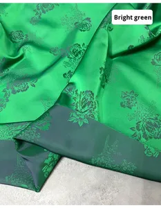 100% <span class=keywords><strong>Polyester</strong></span> 25 Năm Mới Jacquard Trung Quốc Phong Cách Sườn Xám Sợi Ngang Dệt Kim Acetate Satin Quần Áo Hàng Đầu Phong Cách Quốc Gia - Product Image 6