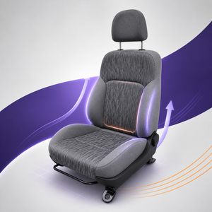 Nuevo Asiento de Conductor para Camioneta Ligera YTST01A Sin Amortiguación, Ajuste Manual en Cuatro Direcciones, Ligero, para Autobús y Vehículos Comerciales - Product Image 5