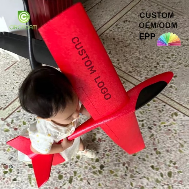 Circfoam Customizable 84cm EPP Foam Aircraft Model Kids Outdoor Sport Toy Hand Throwing Large EPP Foam Glider Airplane