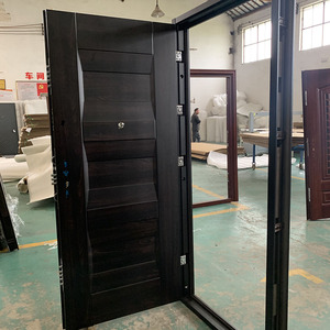 Puertas Residenciales de Acero TECHTOP, Opciones Elegantes y Seguras para Hogares, Diseño Anti-Robo, Características de Seguridad para Niños y Mascotas, Opciones de Color Cálido - Product Image 6