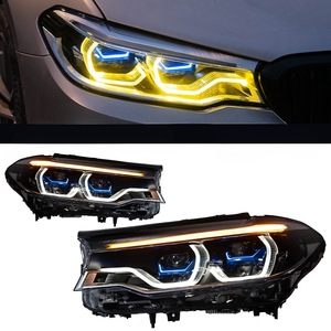 Nuevo Kit de Modificación de Faros Delanteros de 12V para Serie 5 G30, Lente LED Láser de 4000 Lúmenes, Luces de Circulación Diurna de Doble Color - Product Image 4