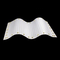 Éclairage intérieur : Panneau LED flexible noir rétroéclairé, découpable, pliable, rotatif, de qualité supérieure, pour comptoir et armoire