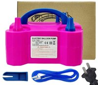Pompe à air électrique double trou ZEQUAN pour machine à tresser les ballons, usage domestique, pour gonflage de ballons de fête