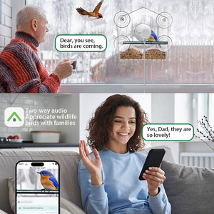 Ai nhận dạng chim thông minh chim trung chuyển máy ảnh với hai chiều liên lạc bằng giọng nói 4MP HD tầm nhìn ban đêm CMOS cảm biến Wifi cửa sổ máy ảnh - Product Image 5