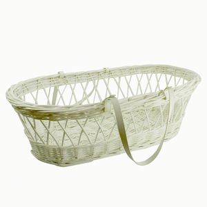 أحدث سرير نوم متأرجح للأطفال حديثي الولادة + سلة أطفال خوص مصنوعة يدويًا من الصفصاف - Product Image 1