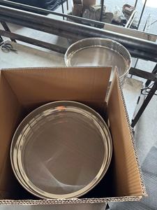 Đất cát kiểm tra sàng đồng bằng dệt kiểm tra sàng đa mục đích cấp thực phẩm 304 thép không gỉ phòng thí nghiệm sàng lọc lưới - Product Image 4