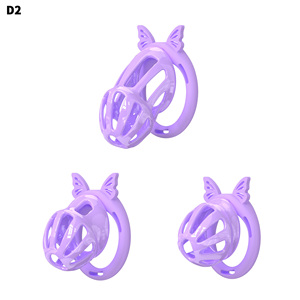 Nouvelle Cage de Chasteté 2026 Légère en Résine, Dispositif de Chasteté Masculin, Équipement de Bondage pour Hommes avec 4 Anneaux, Jouet Adulte - Product Image 4