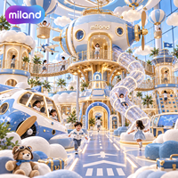 Aire de jeux commerciale de luxe style Palais Arabe pour Centres de Divertissement, avec Support d'Entraînement, Vente Directe Usine, Golden Arch
