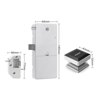 Serrure de casier numérique intelligente RF avec carte de bracelet temporaire, mode public RFID 125 kHz 4100, serrure de sauna, serrure de casier de gym, serrure de porte-clés