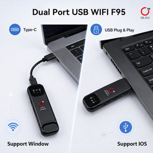 OLAX F95 300Mbps Dual Band 2.4g 5.8g USB Wifi Dongle <b>Modem</b> WiFi Portable 4g <b>Router</b> With Sim Card Slot Antennas Ports 4g Usb Dong - Product Image 1