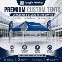 Tente de salon professionnelle robuste 3x6m (10x20ft) imperméable, abri pliable pour exposition et événement