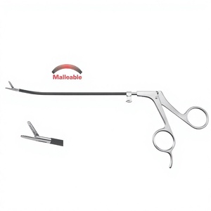 Pince à préhension frontale Daniel Endoforehead 6 po, courbée à droite, malléable, isolée, instrument endoscopique pour chirurgie plastique frontale Vaslcare - Product Image 1