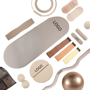 Accessoires de Pilates personnalisés avec logo, haltères en silicone, poids de cheville, anneaux de Pilates pour femmes, <span class=keywords><strong>kit</strong></span> de puissance Pilates chocolat - Product Image 6