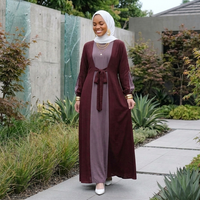 Nouvelle mode, vêtements pour femmes, robe musulmane élégante et modeste, best-seller, robe décontractée pour femmes musulmanes, style monsoon