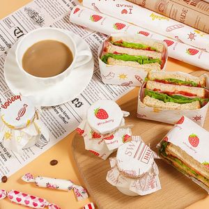 Papier d'emballage alimentaire en PE sur mesure, résistant à la graisse, pour traiteur, papier d'emballage alimentaire, papier d'emballage alimentaire sûr pour les aliments - Product Image 5