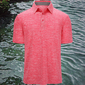 Polos de golf de luxe pour hommes, haute qualité, 88 % polyester, 12 % élasthanne, couleur unie, impression de logo personnalisé, extensible dans les 4 sens, coupe ajustée, ample et respirant - Product Image 5