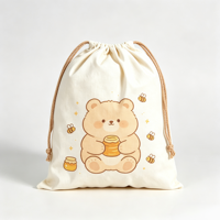 Sac à cordon personnalisé motif lion mignon et herbe soleil, écologique, anti-poussière, pour cadeaux et activités scolaires