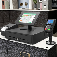 LIVERDOL Matériel de point de vente de restaurant de bureau, caisse enregistreuse avec tiroir-caisse pour systèmes de point de vente par tablette pour restaurants et cafés