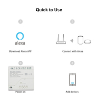 Système d'automatisation domestique 85-250V, solutions intelligentes, compatible avec Tuya Wifi, porte intelligente, télécommande sans fil, interrupteur intelligent Wifi