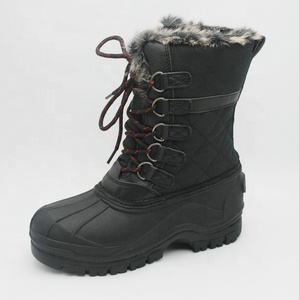 Chaussures d'extérieur légères antidérapantes YL3690 pour hommes et femmes, bottes de neige en fourrure mi-mollet, bottes de neige d'hiver pour femmes, chaussures. - Product Image 3