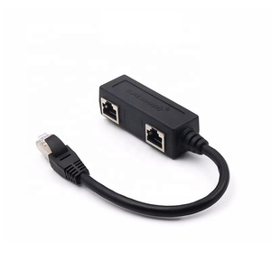 Câble répartiteur Ethernet RJ45 en gros d'usine 1 mâle à 2/3/4 femelle adaptateur LAN connecteur d'extension de réseau - Product Image 2