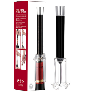 <span class=keywords><strong>Tire</strong></span>-<span class=keywords><strong>bouchon</strong></span> de bouteille de vin rouge personnalisé Accessoires <span class=keywords><strong>Aiguille</strong></span> en acier inoxydable Creative Vintage Wine Air Opener Pressure - Product Image 3