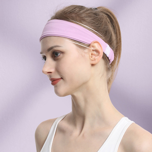Diadema Deportiva Delgada y Transpirable al por Mayor, Banda Elástica de Poliéster y Algodón para Gimnasio, Voleibol y Fitness - Product Image 4